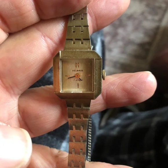 Gold Wearable Watch